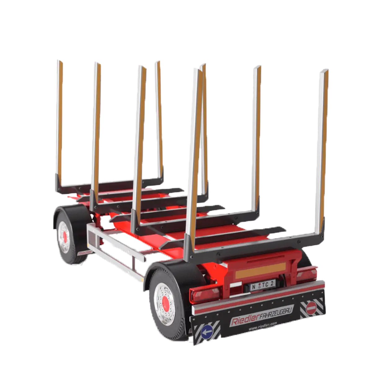 2-Achs Rungenanhänger