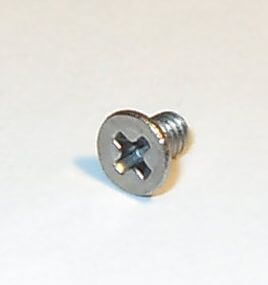 25 Senkschrauben m.Kreuzschlitz M2,5x 4  DIN 965, Niro      