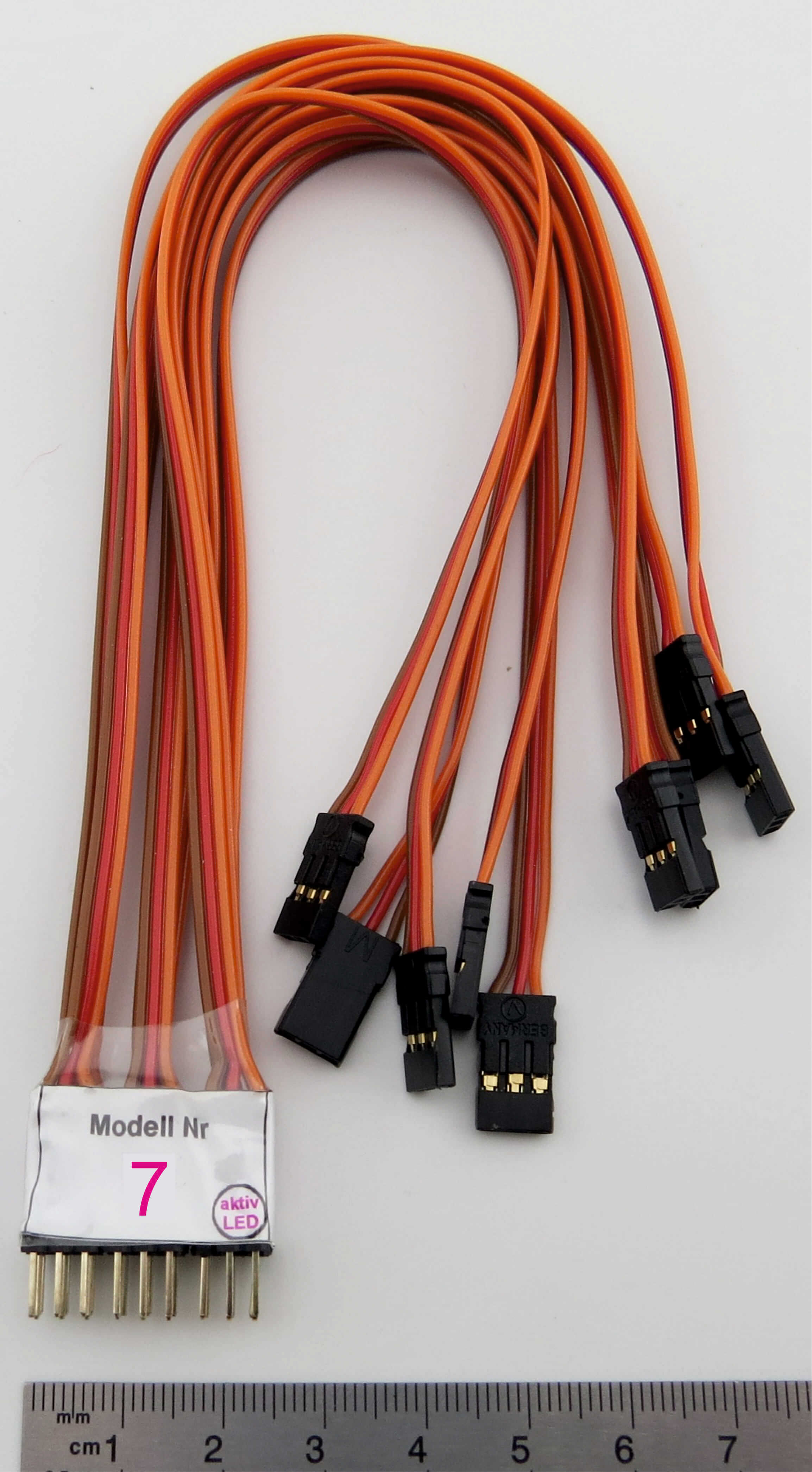 Modellwahlschalter 7 zur Umschaltung von bis zu 7 Kanälen