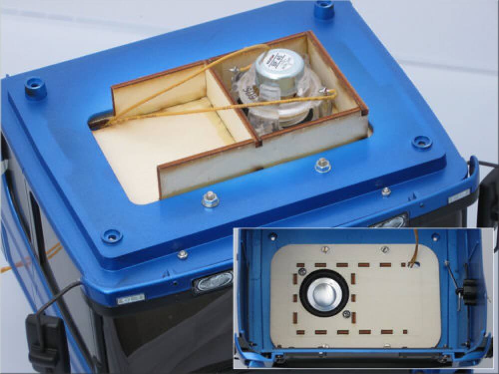 1x Lautsprecherbox Box16-THD, Sperrholz. Ca. 140x95x21mm. Fü