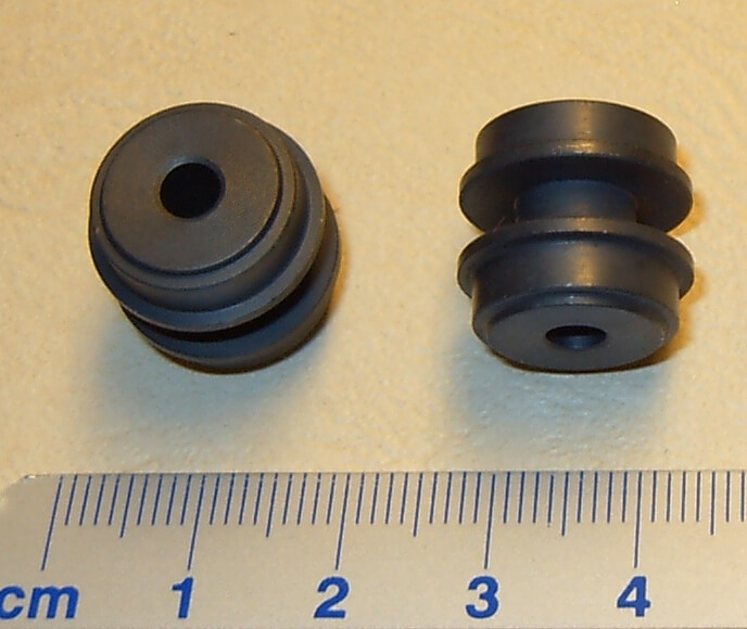 Tragrollen (2 Stück), Stahl, Durchmesser 16mm, Länge 16mm,  