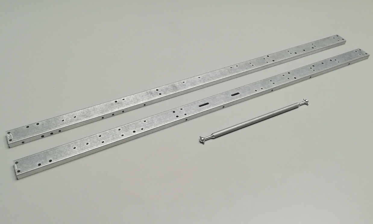 Verlängerter Rahmen für Abrollkippaufbau passend zu Tamiya  