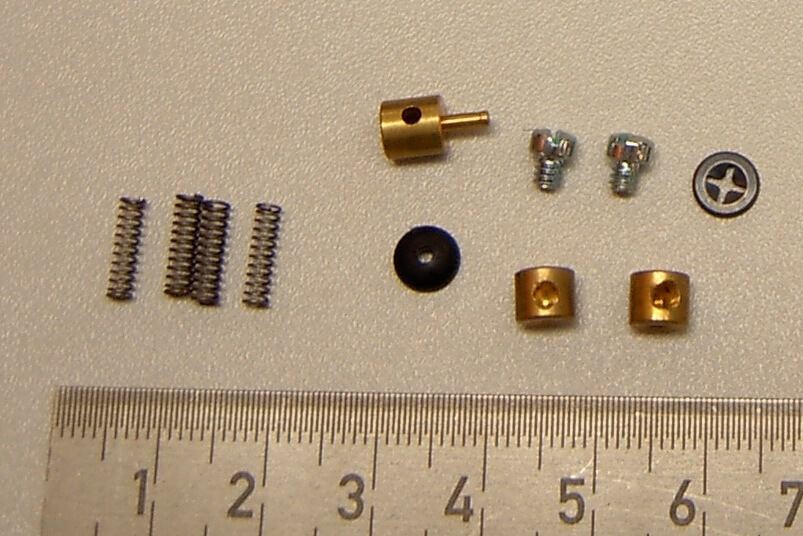 1 Gestängedurchführung komplett, als Servosaver. Mit 2