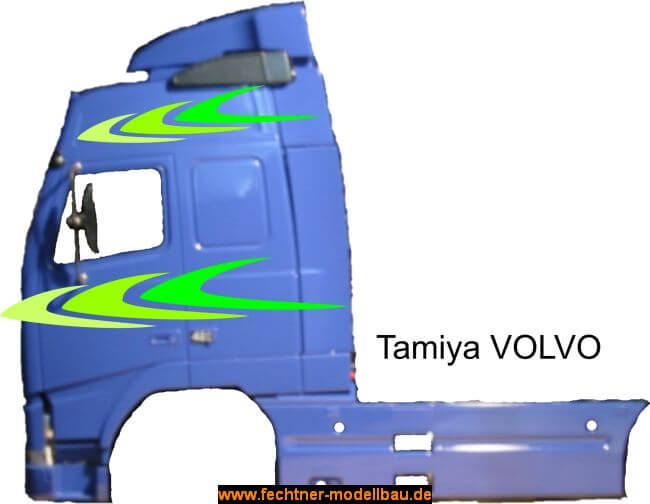 Folien-Dekor aus hochwertiger Selbst- klebefolie, für Volvo 