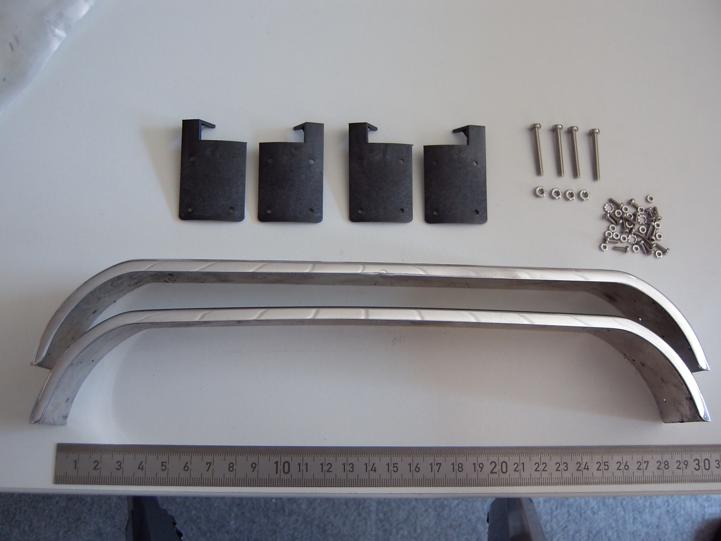 Dreiachs-Kotflügel poliert für Hinter-