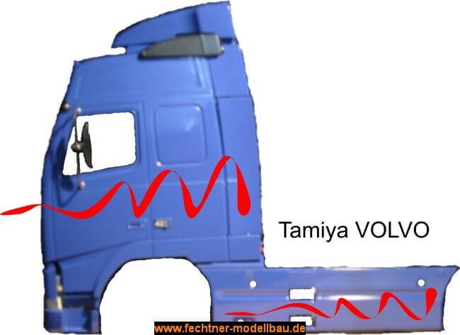 Folien-Dekor aus hochwertiger Selbst- klebefolie, für Volvo 