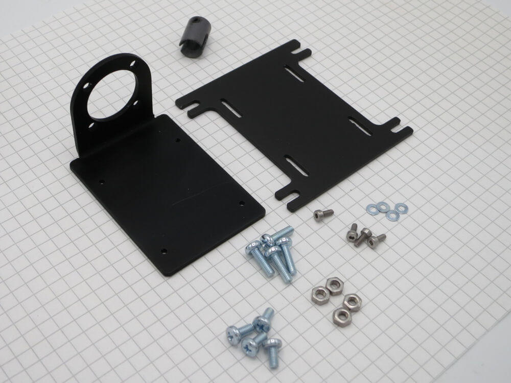 UATX Halter für Unterflurantrieb. Motorhalter für Tamiya-Mod