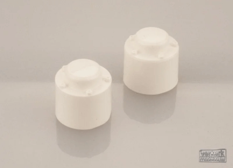 Verkerk Scania Radkappen für Nachlaufachse Material ABS     