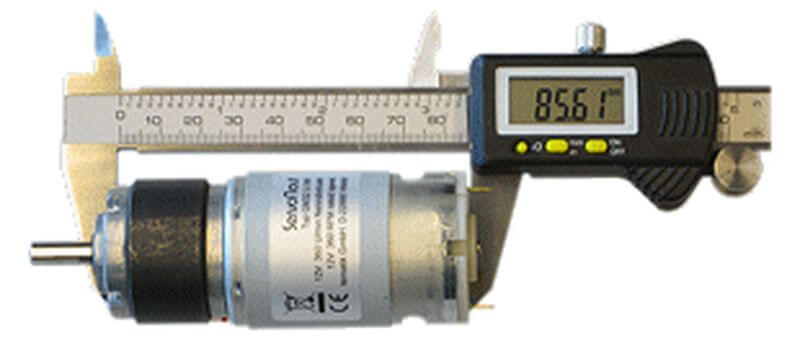 1x GM32U360, 12V Planetengetriebe-Motor  360U/min. Mit      