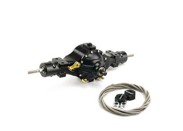 1:14 Differenzialachse V2 hinten sperrbar ohne Durchtrieb