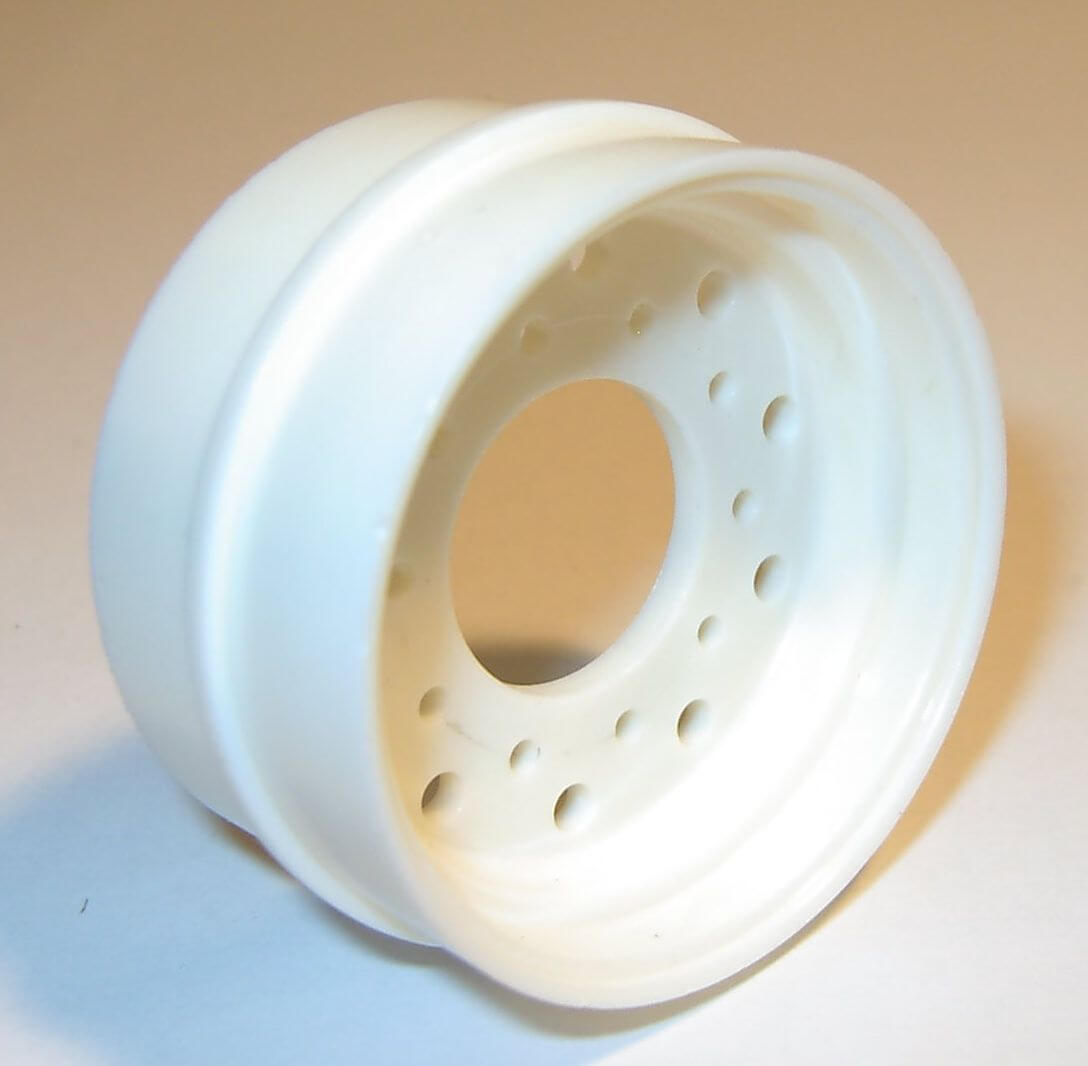 Hänger-Breitfelge Rundloch, weiss, Mittelsteg,              