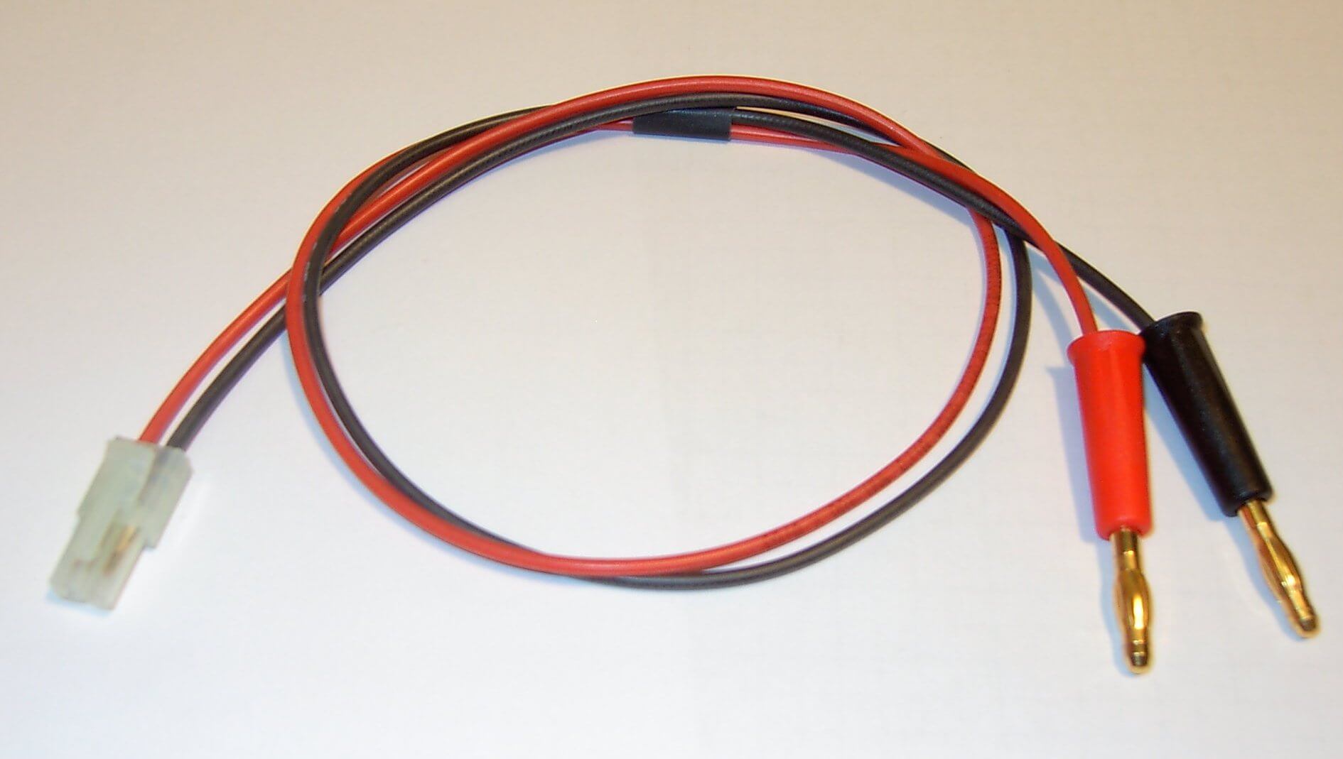 Ladekabel Bananen-Stecker/Mini-Tamiya-   Stecker, ca. 50cm  