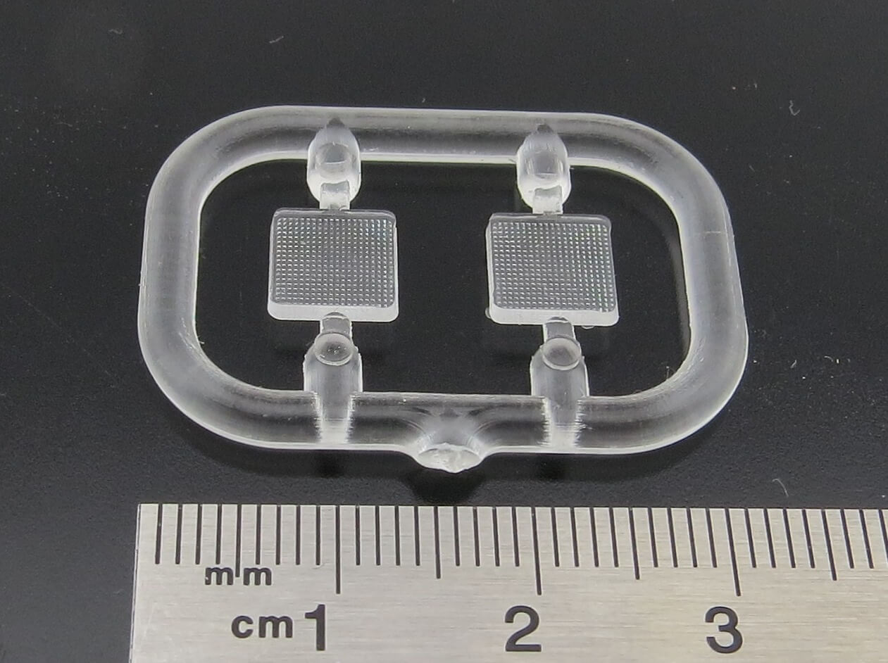 Lichtscheiben (2x) von LR634 (Scheinwerfer), klar, 7x7mm    