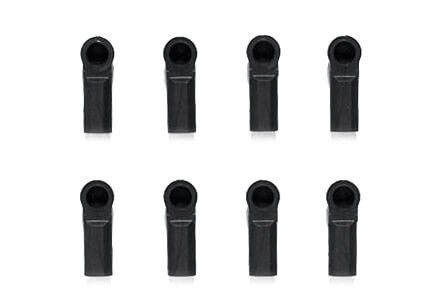 Kugelpfanne für 5mm Kugel, Länge 18mm,   für Gewindestangen 