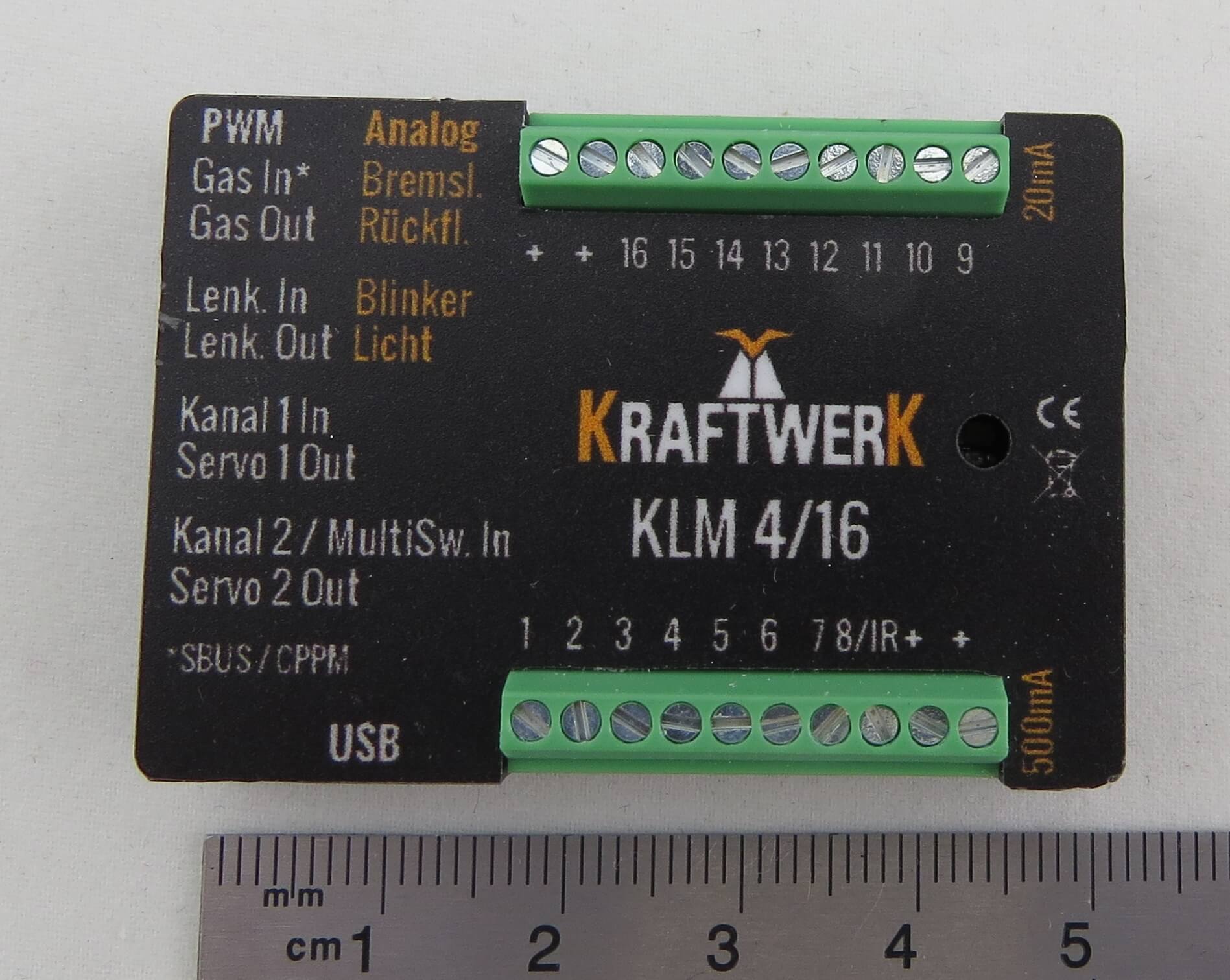 1x KLM 4/16 Lichtassistent. Der Lichtassistent ist die      