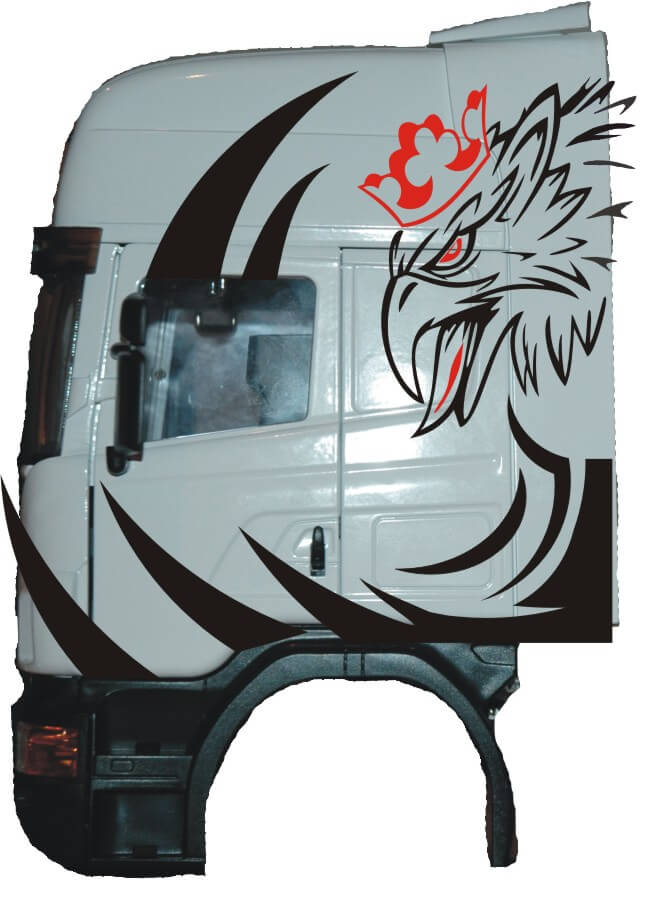 Folien-Dekor aus hochwertiger Selbst- klebefolie, für       