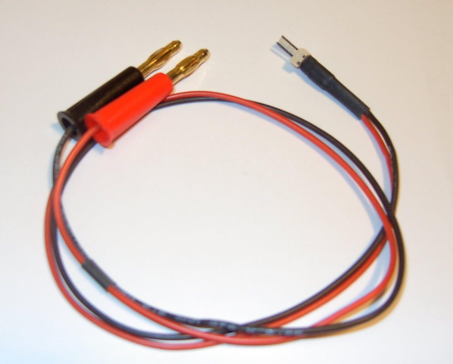 Direktladekabel Bananen-Stecker/Futaba-  Senderakku, ca     