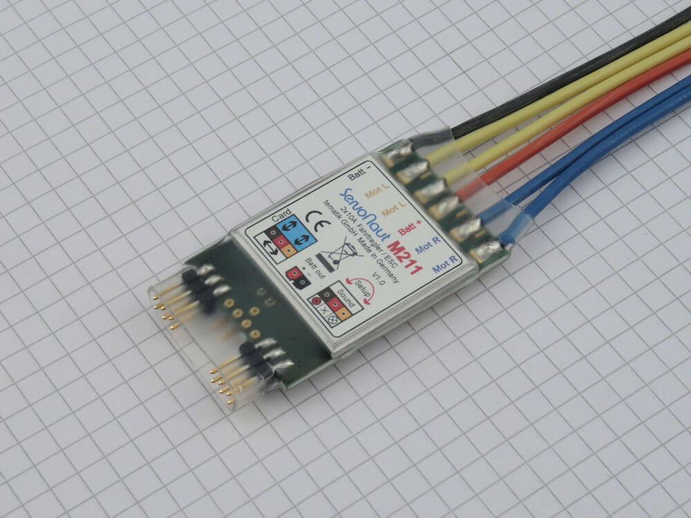 Servonaut M211 Fahrtregler für Funktionsmodelle             