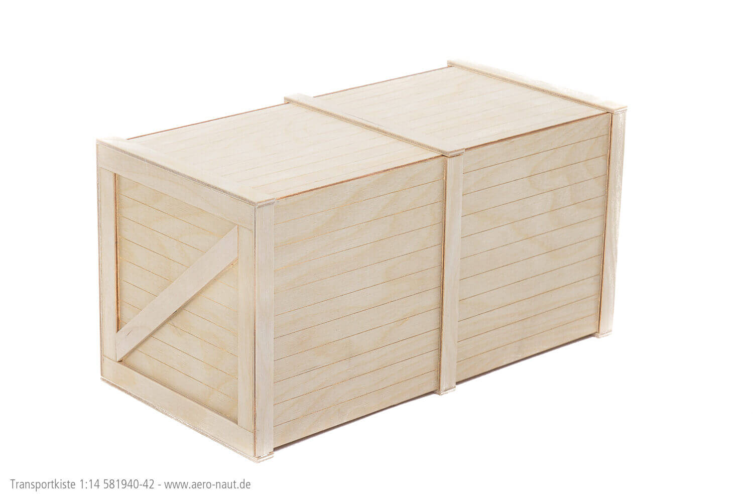 Transportkiste als Ladegut für Modelle.  Laser- und         