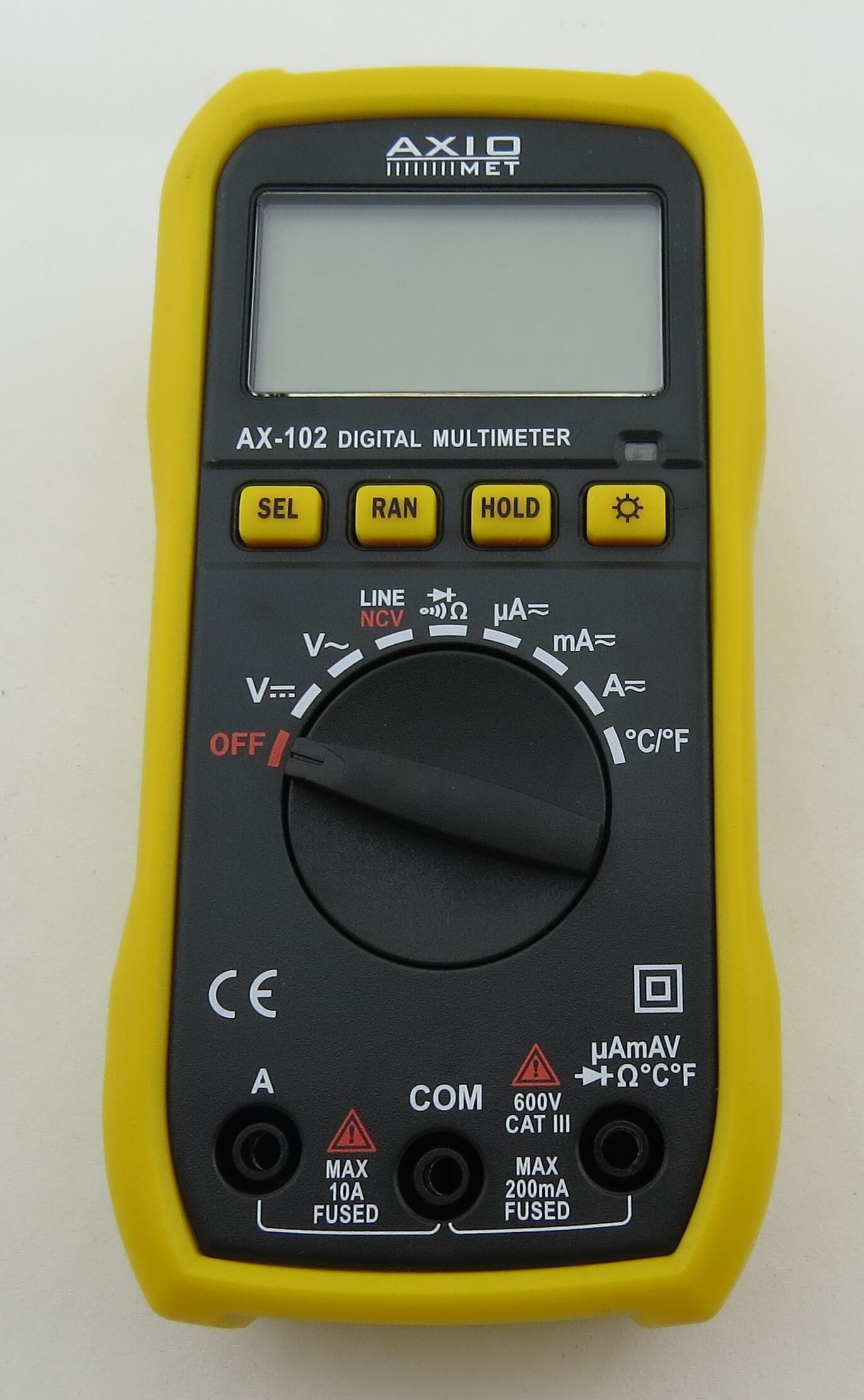 1 Digitalmultimeter mit 3,5 Stellen, 1999 max. Anzeige. Einf