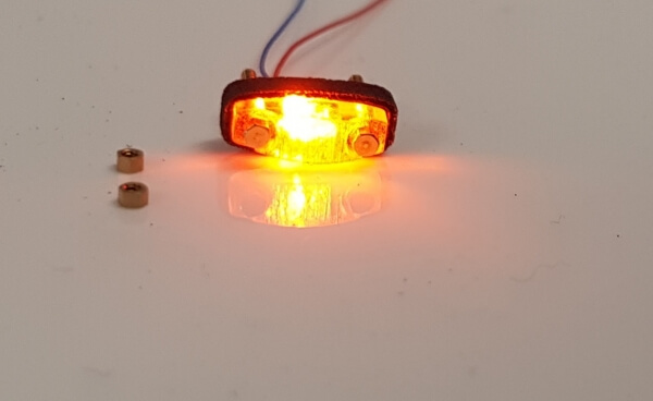 Scale Frontblitzer/Blinker (2er Satz) Orange. Incl. SMDs    