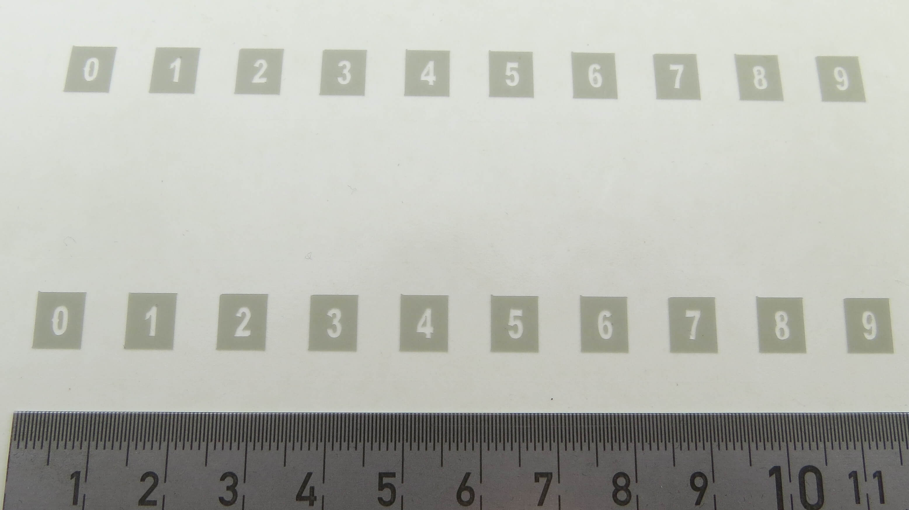 individuelle Lackier-Schablone für Modellbau-Anwendungen