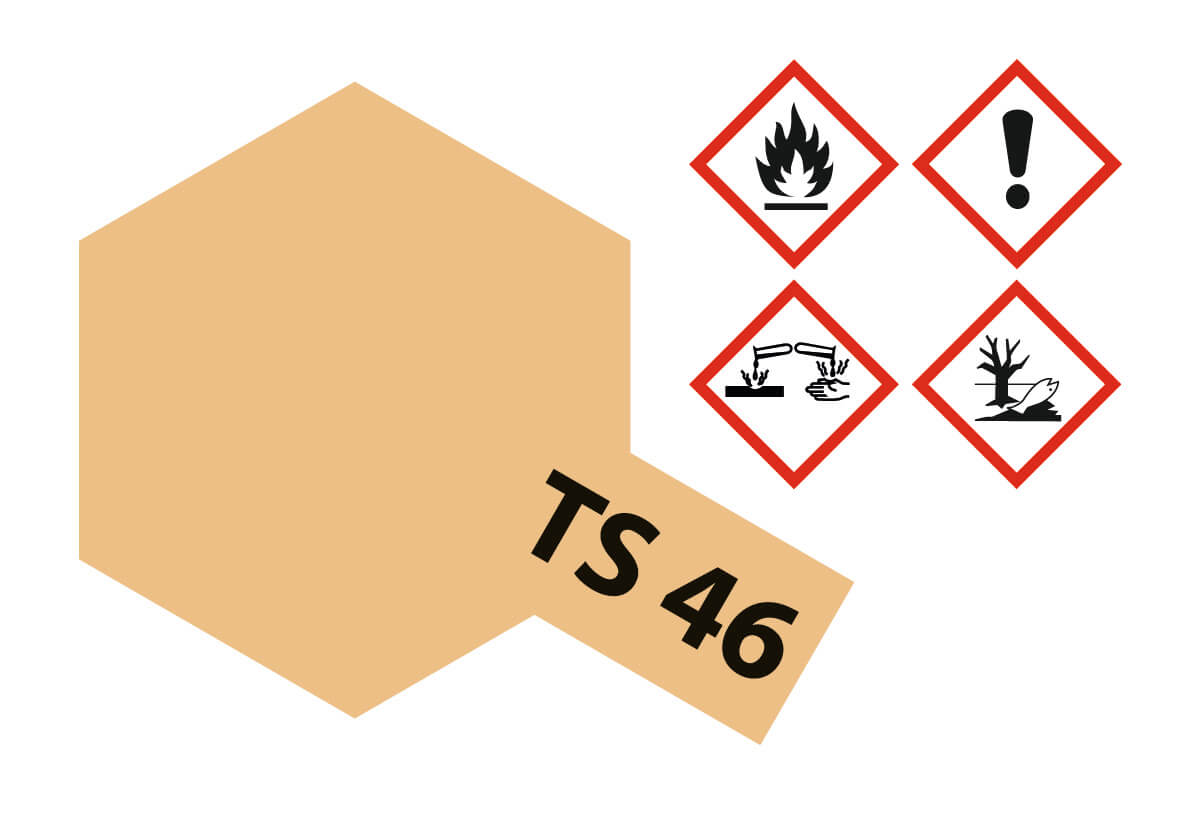 1x Sprühlack-Dose 100ml, Sand hell,matt, TS-46