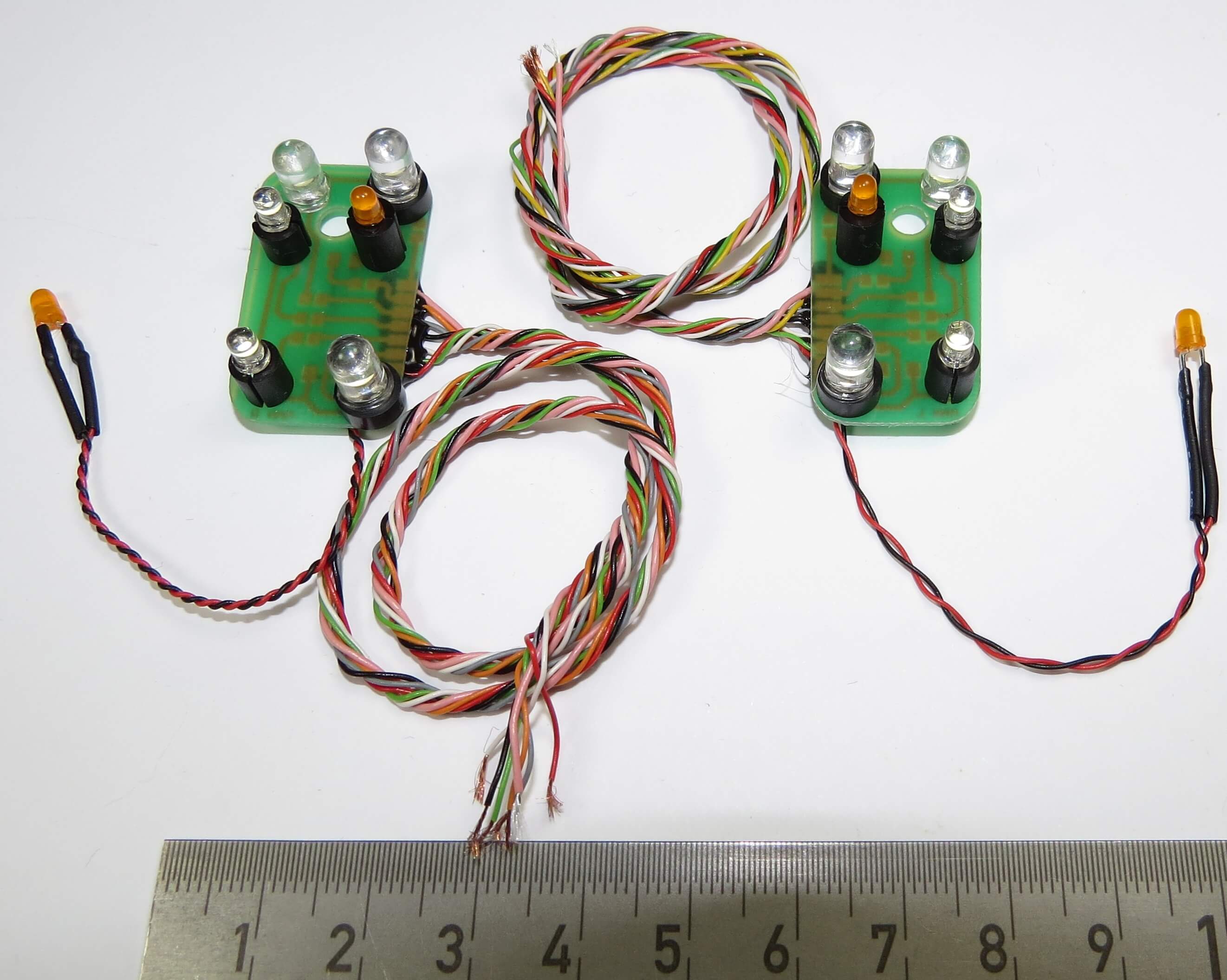 1 Satz Scheinwerferplatinen 12V für MANs von Tamiya         