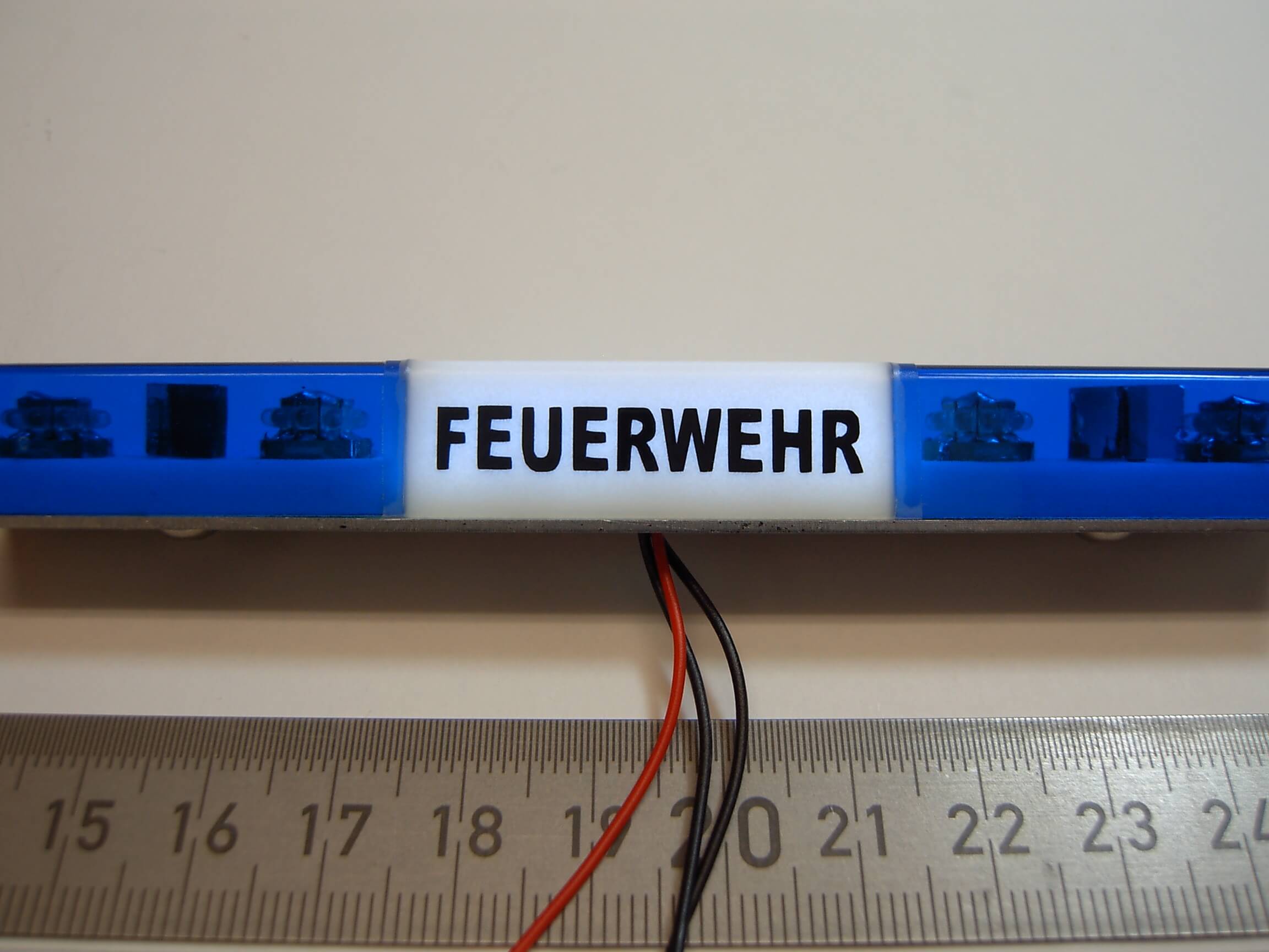 2x Schriftzug FEUERWEHR, schwarz, 33x5mm passend zum        