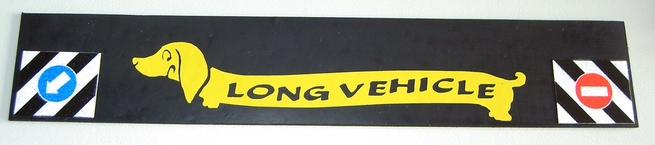 1 Schmutzfänger Nr.35 ca. 160x30x1mm mit Foliendekor (gelb) 