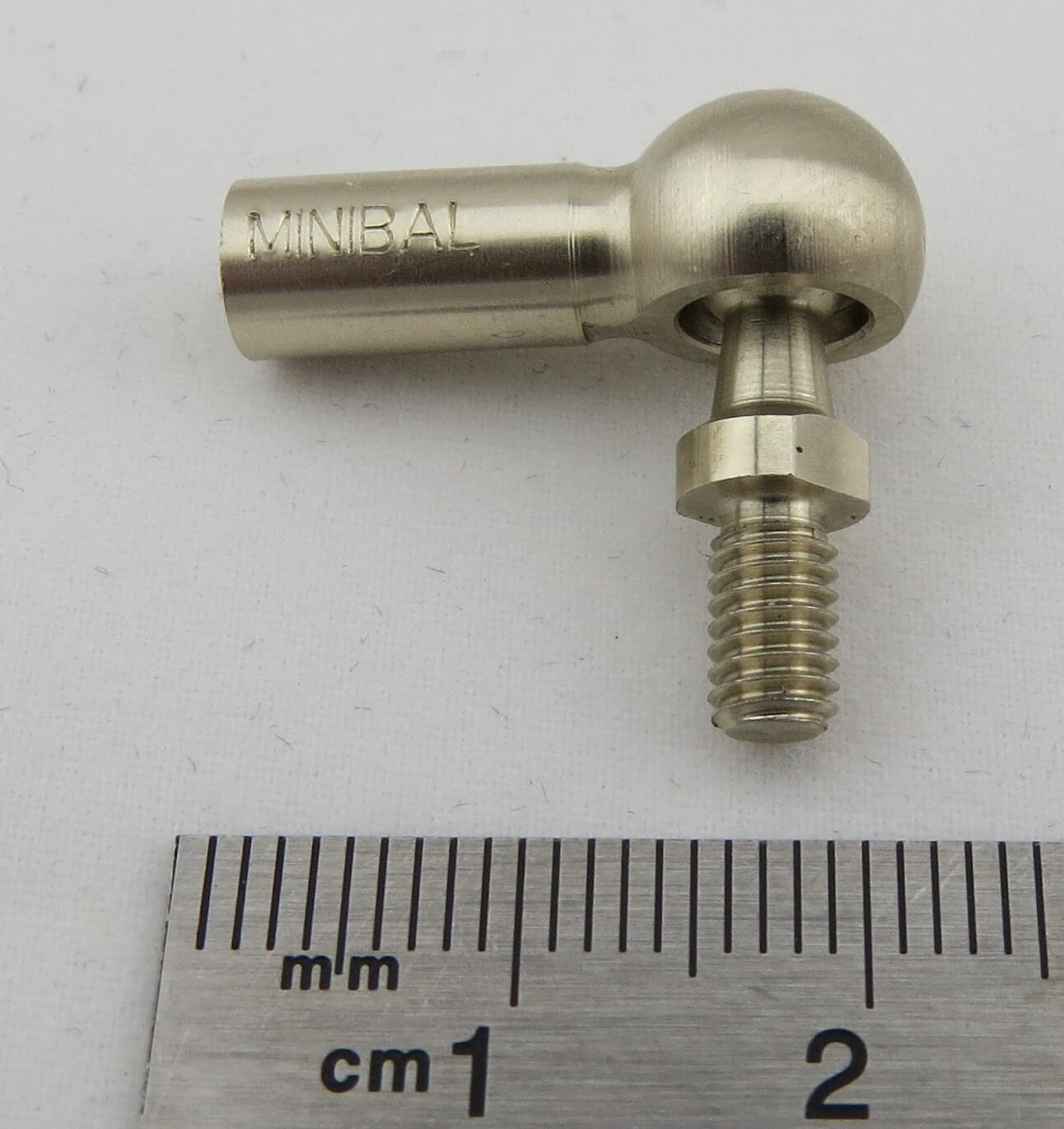minibal-Winkelgelenk WG6 ,Kugeldurchmesser 6,0mm,Neusilber