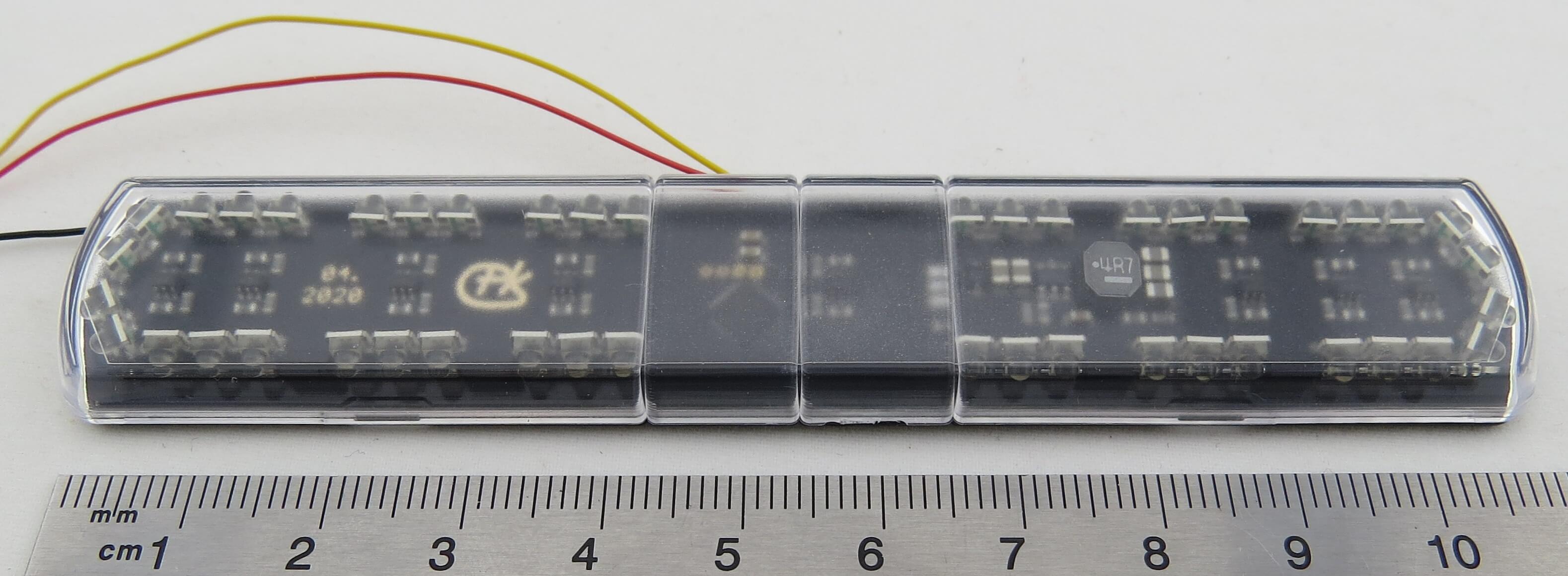 1x Rundumleuchtbalken, mit integrierter  Elektronik u.SMD-LE