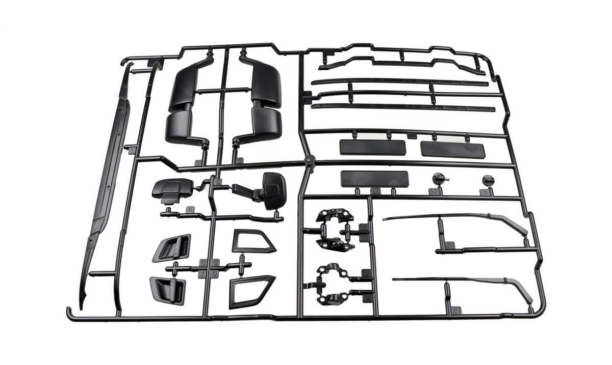 Spritzguss-Teilessatz U-Teile, schwarz Spiegel 319225228    