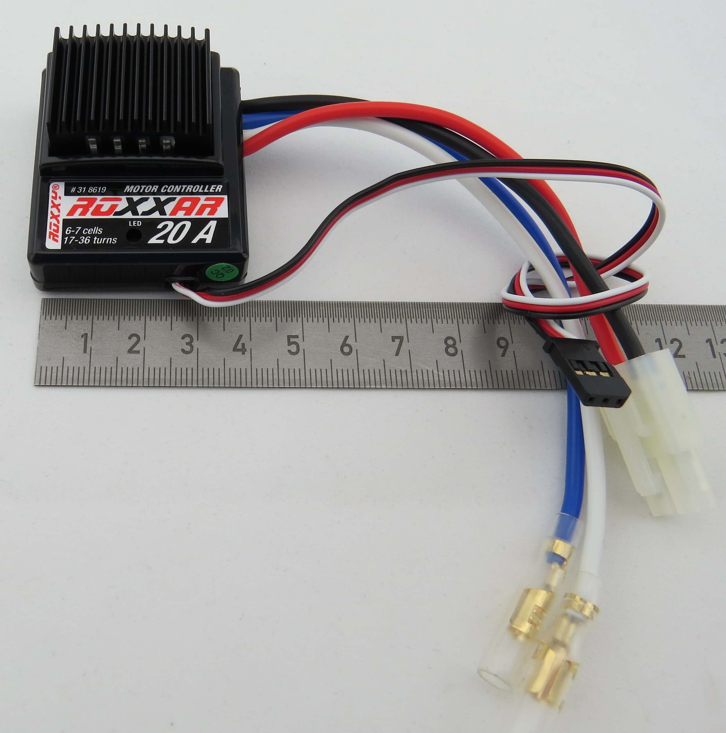 Fahrregler ROXXAR 20A (Multiplex). Preisgünstiger Regler    