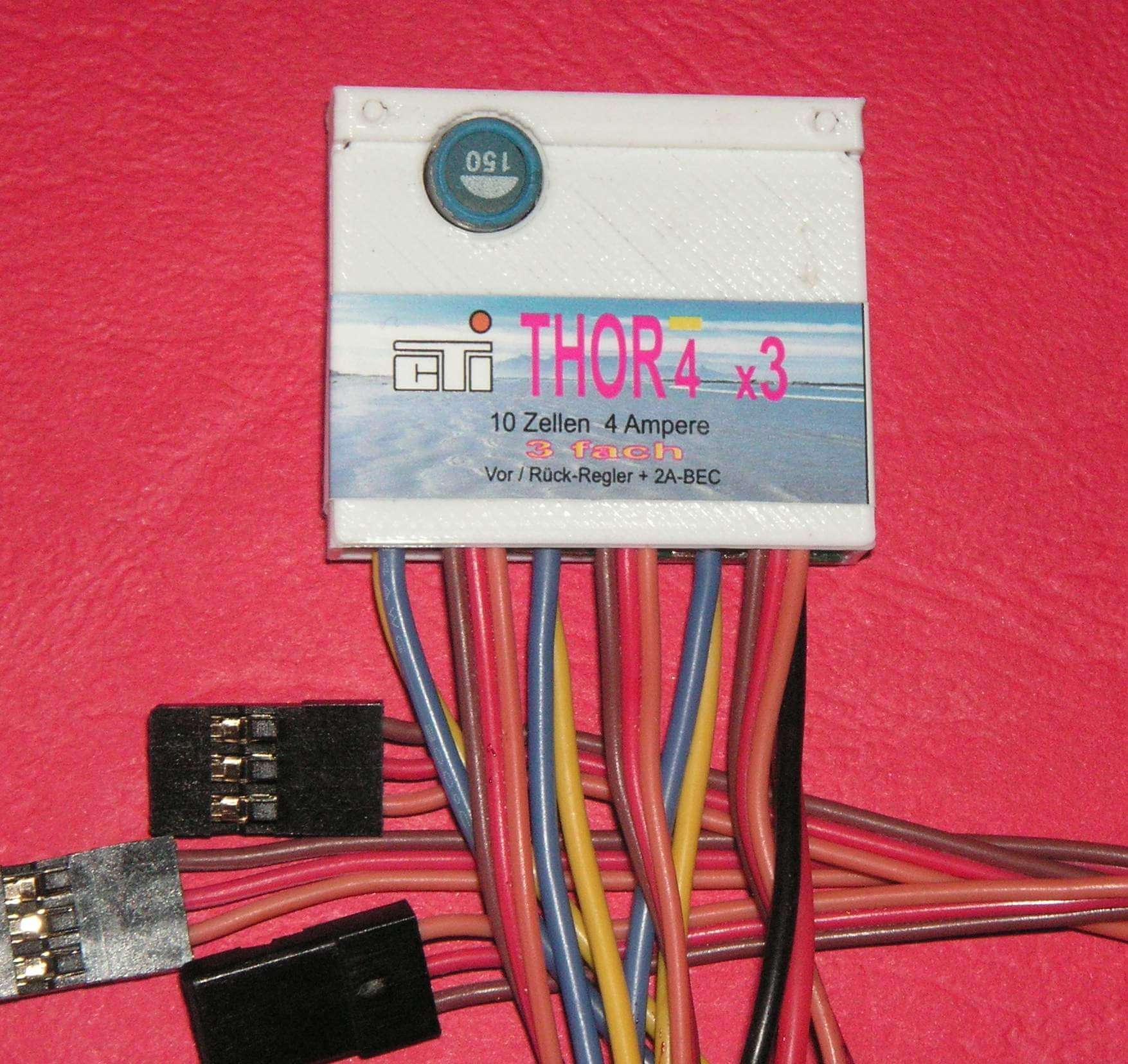 Fahrregler THOR 4x3, bis 15V max.4A   100% vor/rückwärts    