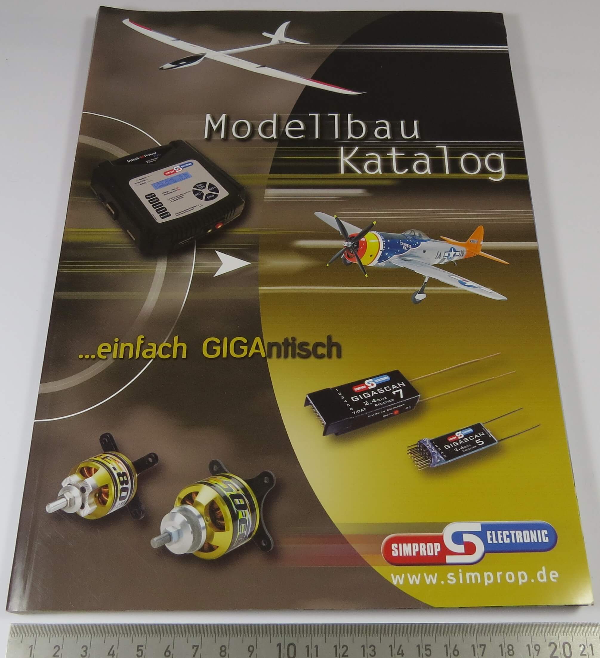 1 Modellbau RC-Katalog, SIMPROP, farbig  gedruckt, aktuelle 