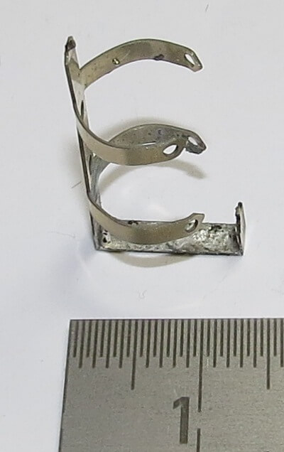 1 FERTIGER Feuerlöscher-Halter, Wedico-Größe, natur         