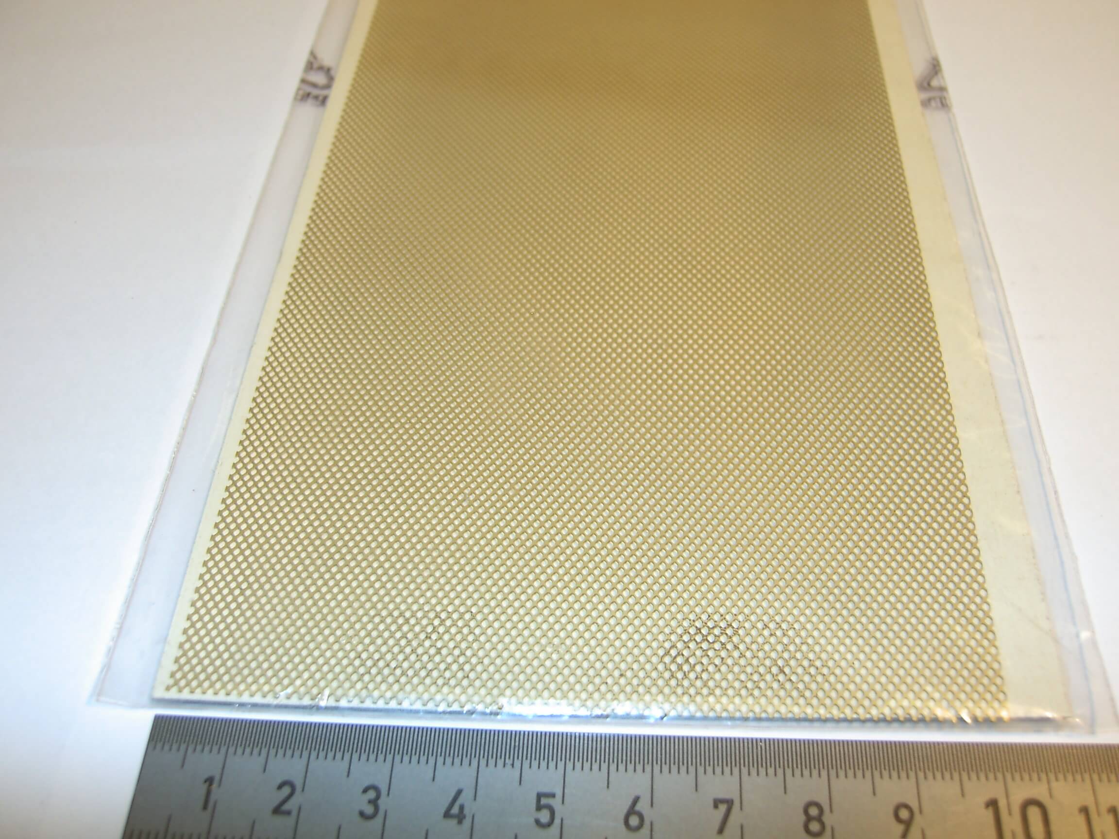 1 Trittblech 100x250mm Messing. (5735/03)                   