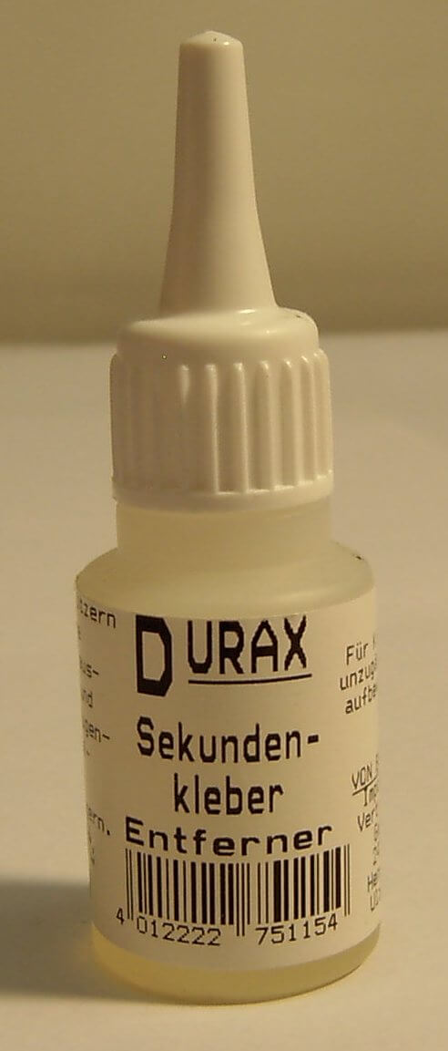 Durax Sekundenkleber Entferner 20gr.- Flasche               