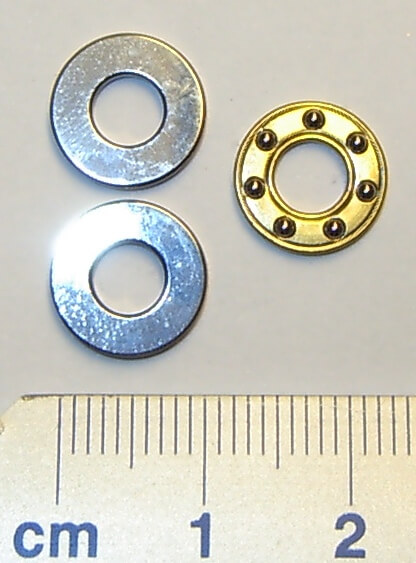 Miniatur-Axialkugellager d5-D11-B4,5 E-F 5-11, ohne         