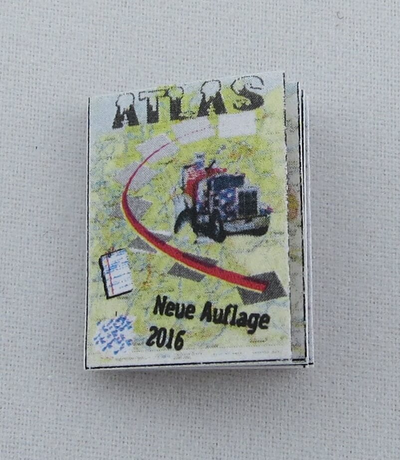 Miniatur-Zeitschrift Atlas 2016 z.B. zur Ausgestaltung