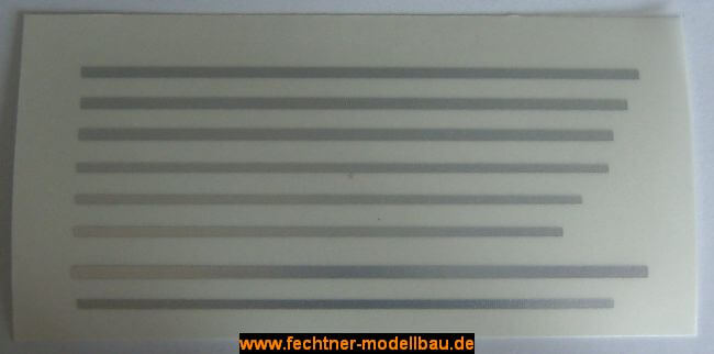 Streifen aus Chromfolie für SCANIA- Kühlergrill,            