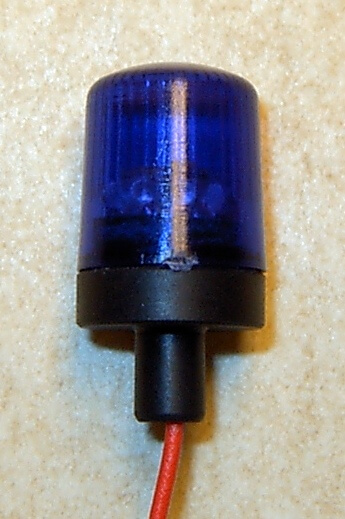 Rundumleuchte, blau, mit integrierter Elektronik u          