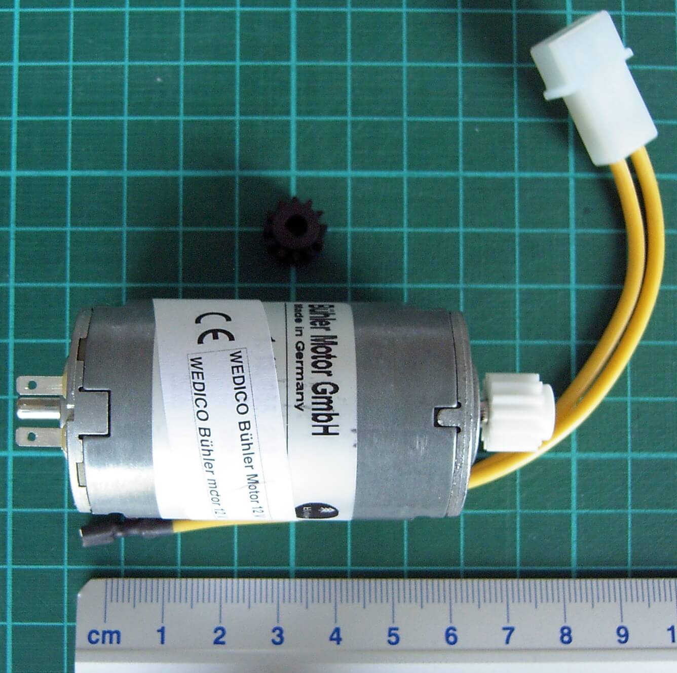 Wedico Bühler Motor 12V (13.055) (115).  Durchmesser 35mm   