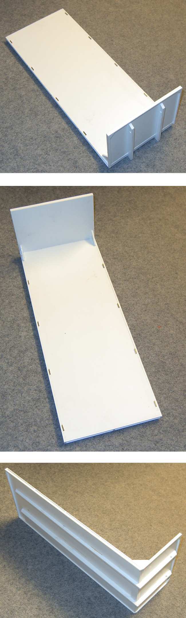Flachmulde/Arbeitsplattform in Tamiya-   Größe. Gebaut aus