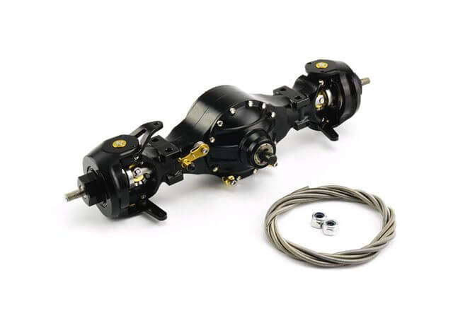 1:14 Differenzialachse V2 vorne sperrbar ohne Durchtrieb Alu