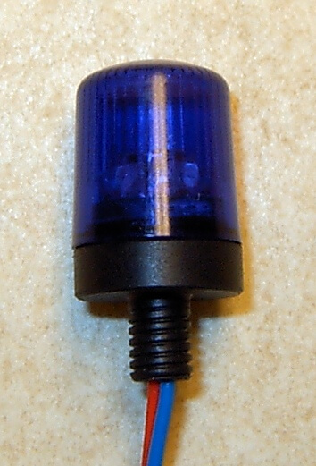 Rundumleuchte, blau, mit integrierter Elektronik u          