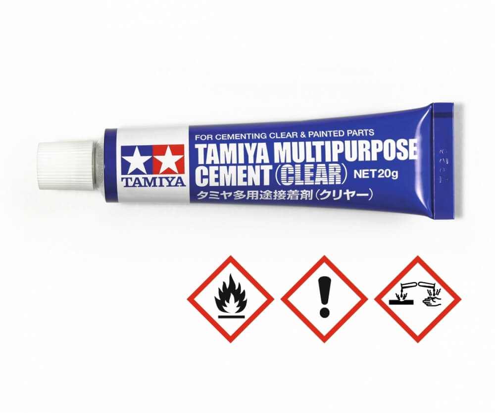 Tamiya Multipurpose Cement Clear 20gr. in Tube              