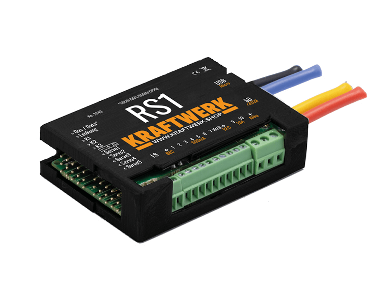 Kraftwerk RS1 Fahrregler, Soundmodul und Lichtanlage        