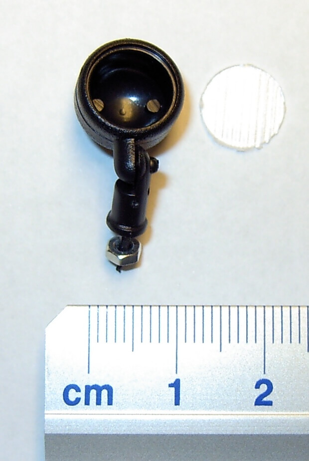 1 Stk. Arbeitsscheinwerfer, ca.11mm Durchmesser, Gesamthöh  